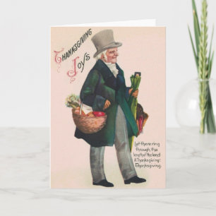 Vintage Thanksgiving Greeting Card