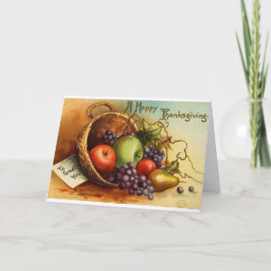 Vintage Thanksgiving Greeting Card