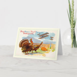 Vintage Thanksgiving Holiday Card
