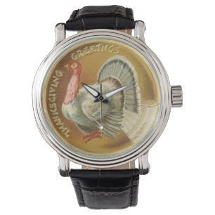 Vintage Thanksgiving Holiday Turkey watch