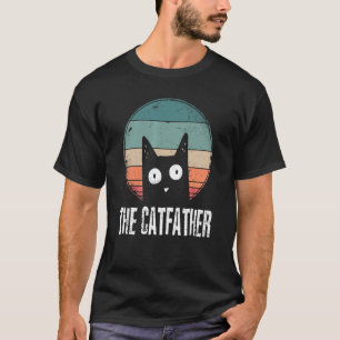 Vintage The Catfather Cute Cat The Cat Father 11 T-Shirt
