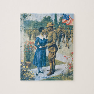 Vintage The Coloured Man Is No Slacker Jigsaw Puzzle