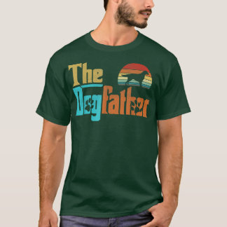 Vintage The Dogfather Flat-coated Retriever Dog Ow T-Shirt