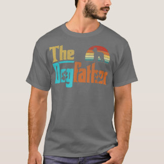 Vintage The Dogfather Standard Schnauzer Dog Owner T-Shirt