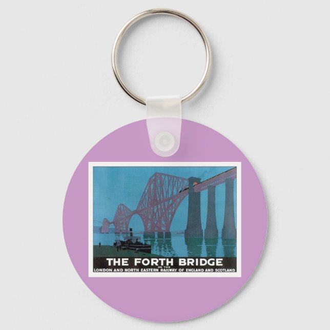 Vintage The Forth Bridge Keychain (Front)