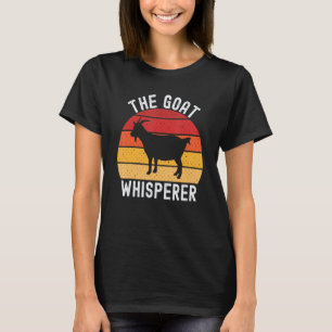 Vintage The Goat Whisperer Vegan Goat Mom Farmer T-Shirt