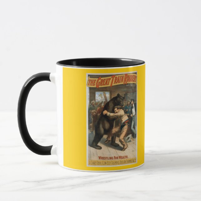 Vintage The Great Train Robbery Mug (Left)