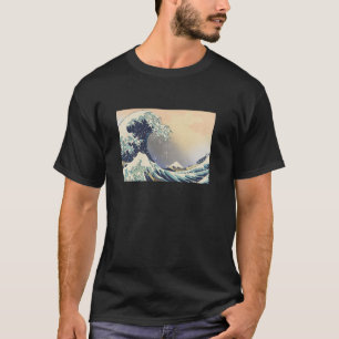 Vintage The Great Wave off Kanagawa Art Edo Japan  T-Shirt
