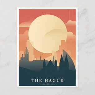 Vintage The Hague city Netherlands holland  Postcard