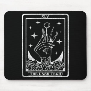 Vintage The Lash Tech Tarot Card The Lash Tech , S Mouse Pad