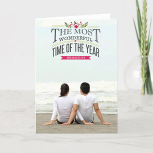 Vintage The Most Wonderful Time of The Year Card