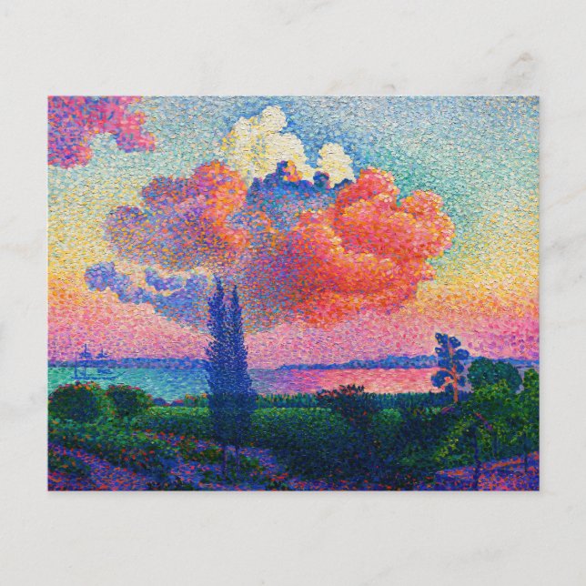 Vintage The Pink Cloud (1896) painting (Front)