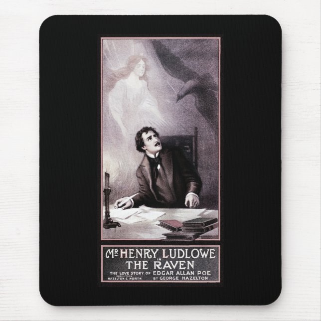 Vintage The Raven Theatrical Mouse Pad (Front)
