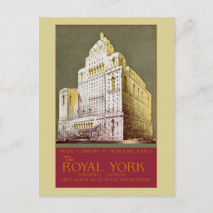 Vintage The Royal York Hotel Toronto Postcard