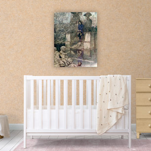 Vintage The Secret Garden Nursery Kids Room Art Poster