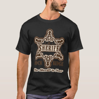 Vintage The Sheriff Of Rockridge Is Near! T-Shirt