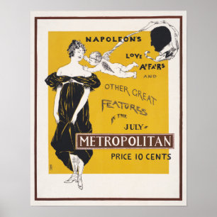Vintage Theater/Performance Advertisement Poster