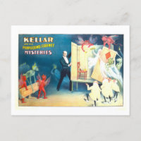 Vintage Theatre Poster: Kellar Cabinet Mysteries