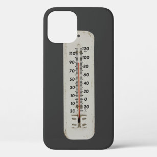 vintage thermometer iPhone 12 case