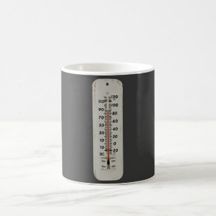 vintage thermometer coffee mug