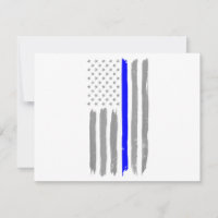 Vintage Thin Blue Line Shirt Police Support USA Fl