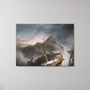 Vintage Thomas Cole A Snow Squall Canvas Print