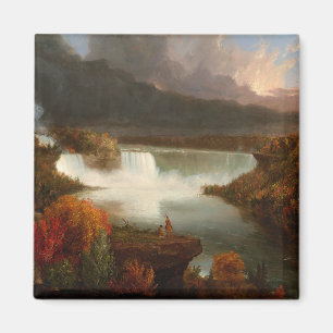 Vintage Thomas Cole Distant View of Niagara Falls Magnet