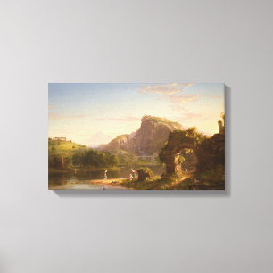 Vintage Thomas Cole Italian Sunset Canvas Print