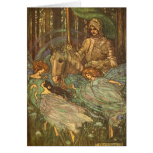 Vintage - Three Maidens and a Knight,