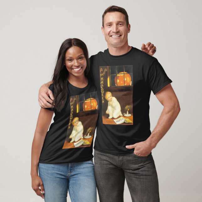 Vintage Thrilling Halloween by Ellen Clapsaddle T-Shirt (Unisex)