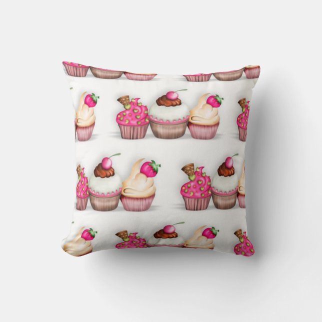 Vintage Throw Pillow (Front)