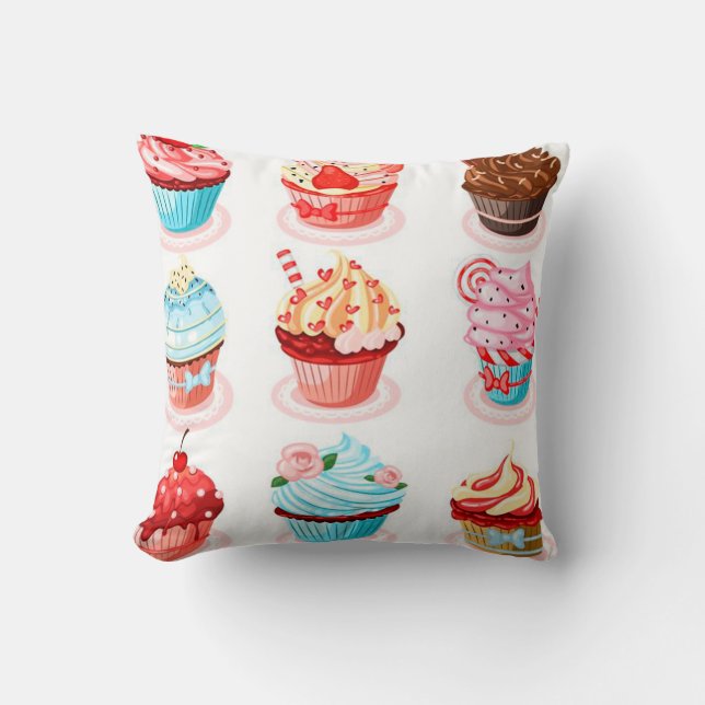 Vintage Throw Pillow (Front)