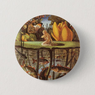 Vintage Thumbelina Fairy Tale, Eleanor Vere Boyle 2 Inch Round Button