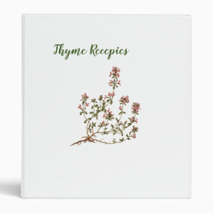 Vintage Thyme Herbs Binder