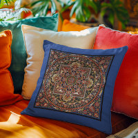 Vintage Tibetan Tantric Buddhism Mandala Wall Deco