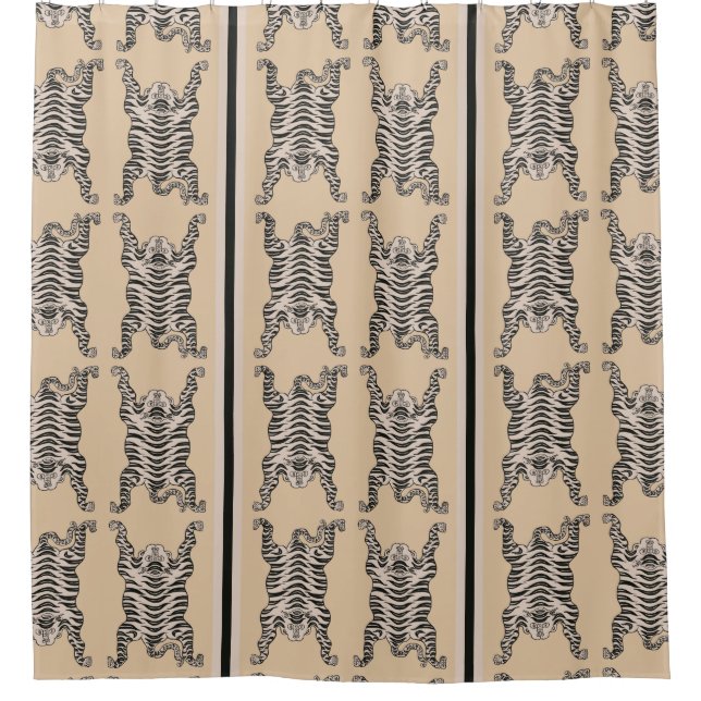 Vintage Tibetan Tiger pattern Striped (Front)