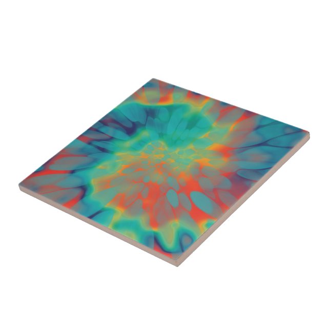 Vintage Tie-dye Tile (Side)