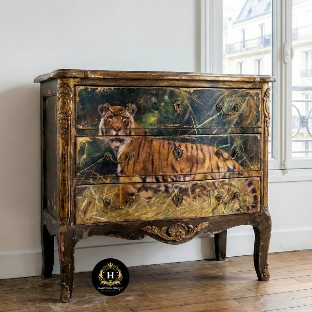 Vintage Tiger Decoupage Tissue Paper (Creator Uploaded)