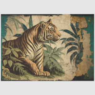 Vintage Tiger Tissue Paper