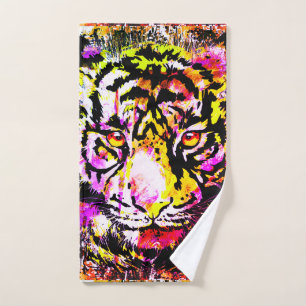 Vintage Tiger Towel - Tiger Big Cats - Wildlife