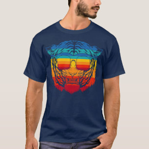 Vintage Tiger With Glasses T-Shirt