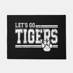 Vintage Tigers School Sports Name Retro Doormat