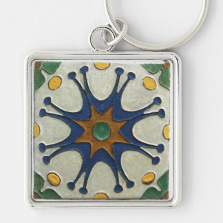 Vintage Tile Keychain