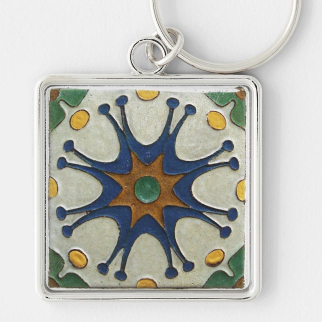 Vintage Tile Keychain (Front)