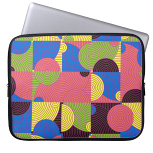 Vintage Tiles Retro 1960s Pattern Laptop Sleeve