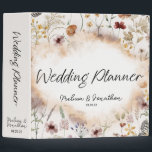 Vintage Tiny Floral Blooms Wedding Planner Binder<br><div class="desc">Tiny blooms vintage collection.  Watercolor botanical,  tender and absolutely tiny watercolor flowers.  Matching items to complete your event collection are available in our Zazzle store!</div>