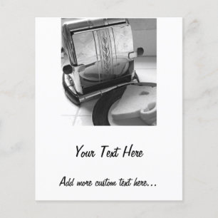 Vintage Toaster Kitchen Art Custom Flyers