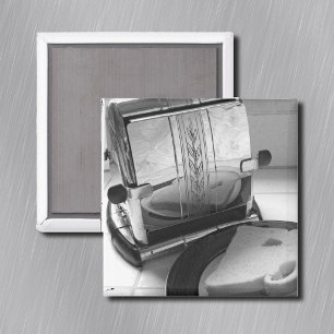 Vintage Toaster Kitchen Art Fridge Magnet