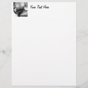 Vintage Toaster Kitchen Art Letterhead