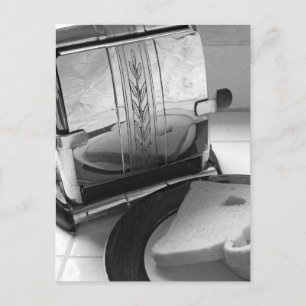 Vintage Toaster Kitchen Art Postcard